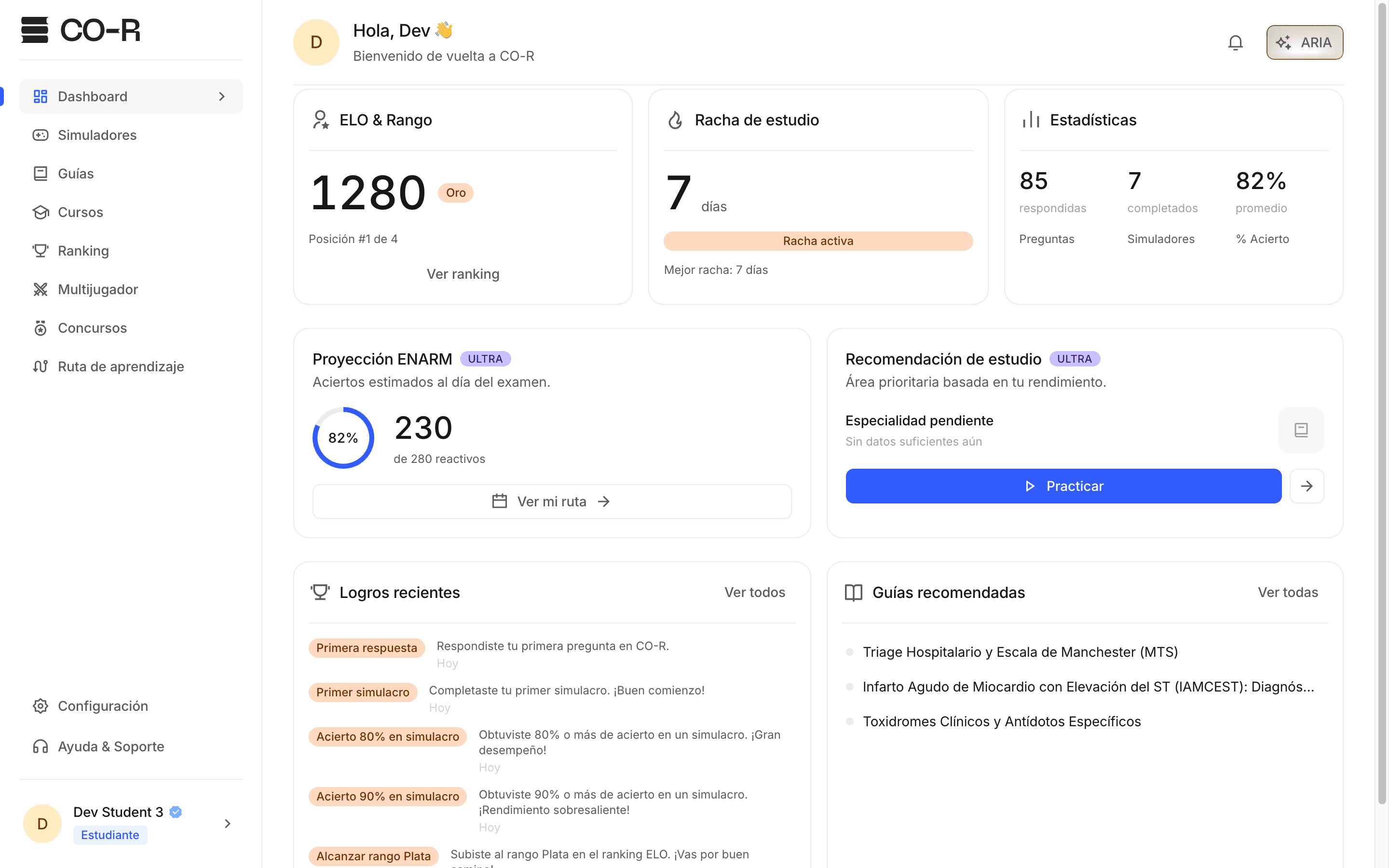 Inteligencia Artificial — captura de pantalla de CO-R